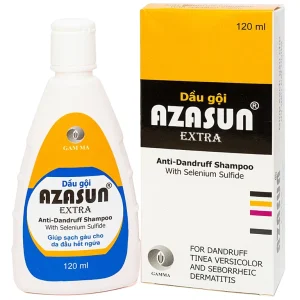 Dầu gội Azasun Extra Gamma sạch gàu cho da đầu hết ngứa (120ml)