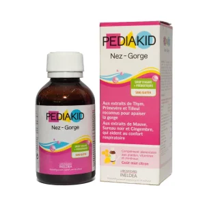Siro Pediakid Nez-Gorge giúp làm sạch, thông thoáng đường mũi họng (125ml)