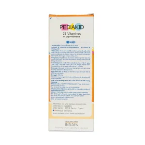 Siro Pediakid 22 Vitamines bổ sung Vitamin và khoáng chất (125ml)