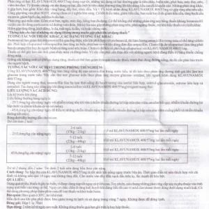 Bột pha hỗn dịch uống Klavunamox 400/57mg Atabay điều trị nhiễm khuẩn nặng đường hô hấp (70ml)