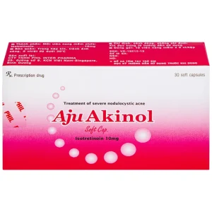Thuốc Aju Akinol điều trị mụn trứng cá nang sần (3 vỉ x 10 viên)