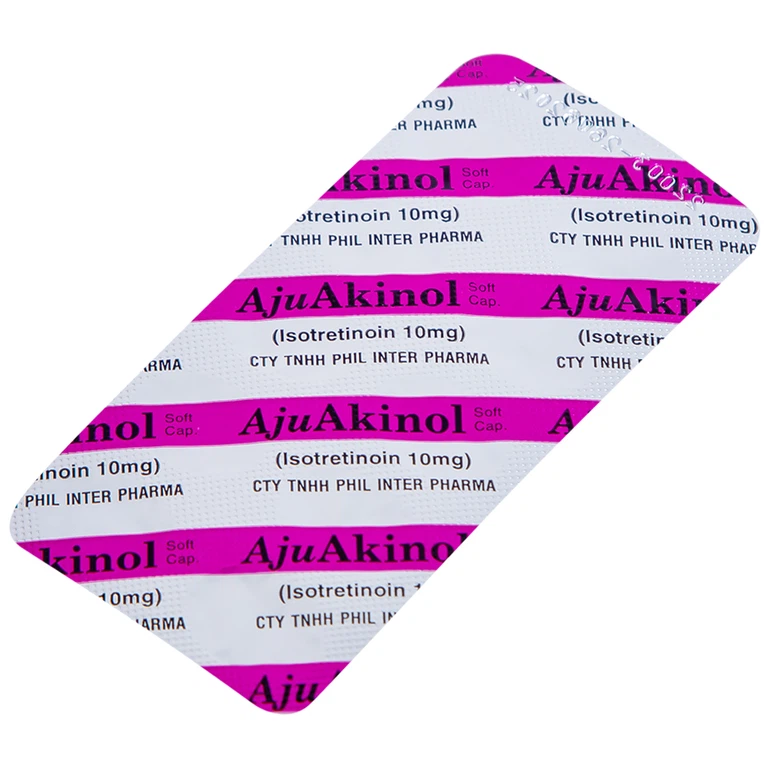 Thuốc Aju Akinol điều trị mụn trứng cá nang sần (3 vỉ x 10 viên)