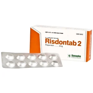Thuốc Risdontab 2 Danapha điều trị tâm thần phân liệt cấp và mãn tính (5 vỉ x 10 viên)