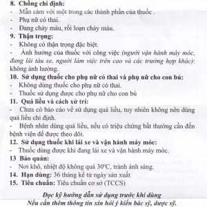 Thuốc Hoạt Huyết CM3 Phúc Vinh điều trị rối loạn tuần hoàn não do xơ vữa mạch máu (3 vỉ x 10 viên)