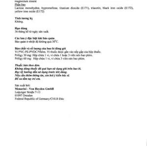 Thuốc Priligy 30mg Menarini điều trị xuất tinh sớm (1 vỉ x 3 viên)