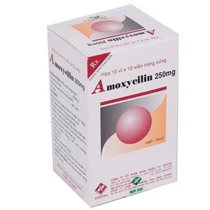 Thuốc Amoxycilin 250mg Vidipha điều trị nhiễm khuẩn (10 vỉ x 10 viên)