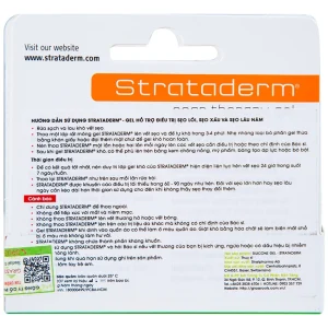 Gel Strataderm hỗ trợ điều trị sẹo lồi, sẹo xấu, sẹo lâu năm (5g)