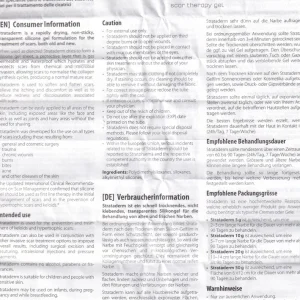 Gel Strataderm hỗ trợ điều trị sẹo lồi, sẹo xấu, sẹo lâu năm (5g)