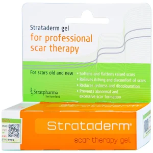 Gel Strataderm hỗ trợ điều trị sẹo lồi, sẹo xấu, sẹo lâu năm (5g)