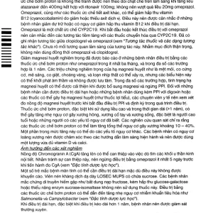 Viên nén Losec Mups 20mg AstraZeneca điều trị loét tá tràng, dạ dày (2 vỉ x 7 viên)