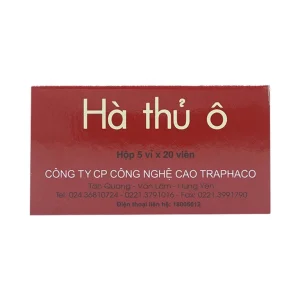 Thuốc Hà Thủ Ô Traphaco điều trị đau lưng, mỏi gối, di mộng tinh (5 vỉ x 10 viên)