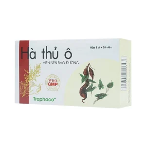 Thuốc Hà Thủ Ô Traphaco điều trị đau lưng, mỏi gối, di mộng tinh (5 vỉ x 10 viên)