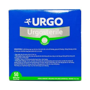 Băng gạc Urgosterile size 10cm x 7cm vô trùng, thoáng khí, khả năng thấm hút cao (50 miếng)