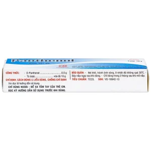 Kem bôi da Panthenol Pharmedic điều trị tổn thương da, bỏng nhẹ, nứt da chân, nứt đầu vú (10g)
