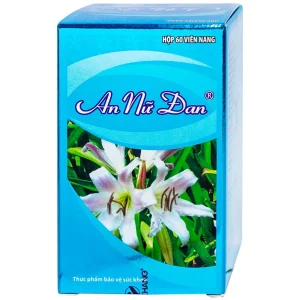 Viên uống An Nữ Đan Dân Khang hỗ trợ giảm tiến triển u xơ tử cung ở nữ và u tiền liệt tuyến ở nam (60 viên)