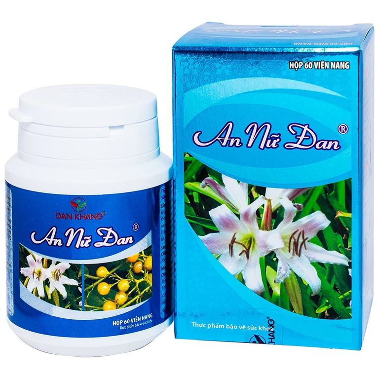 Viên uống An Nữ Đan Dân Khang hỗ trợ giảm tiến triển u xơ tử cung ở nữ và u tiền liệt tuyến ở nam (60 viên)
