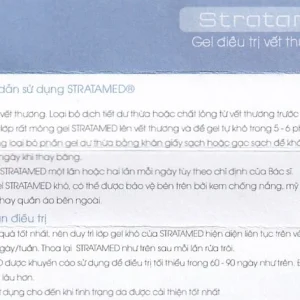 Gel Stratamed điều trị vết thương hở (5g)