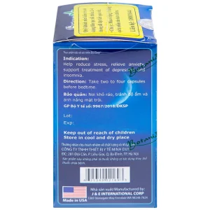Viên uống Bonisleep Botania giúp an thần, giảm căng thẳng thần kinh (30 viên)