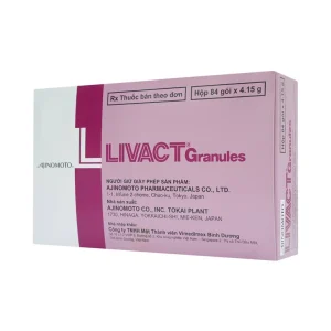 Cốm pha dung dịch uống Livact Granules Ajinomoto cải thiện tình trạng giảm albumin máu (84 gói)
