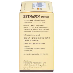 Thuốc Betnapin 80mg DongSung điều trị dị ứng, mày đay mạn tính (6 vỉ x 10 viên)