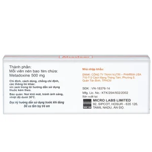 Thuốc Alcoclear Micro hỗ trợ điều trị các bệnh về gan do rượu (3 vỉ x 10 viên)