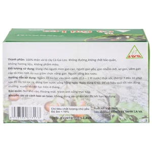 Trà túi lọc Cà Gai Leo Lava hỗ trợ bổ gan, giải độc gan, hạ men gan (5g x 30 túi)
