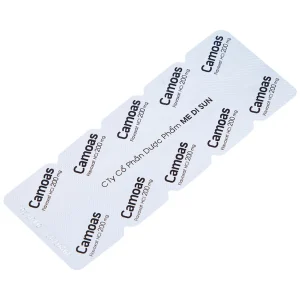 Thuốc Camoas 200mg Medisun giảm triệu chứng khó tiểu, tiểu gấp, tiểu đêm (3 vỉ x 10 viên)