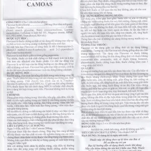 Thuốc Camoas 200mg Medisun giảm triệu chứng khó tiểu, tiểu gấp, tiểu đêm (3 vỉ x 10 viên)