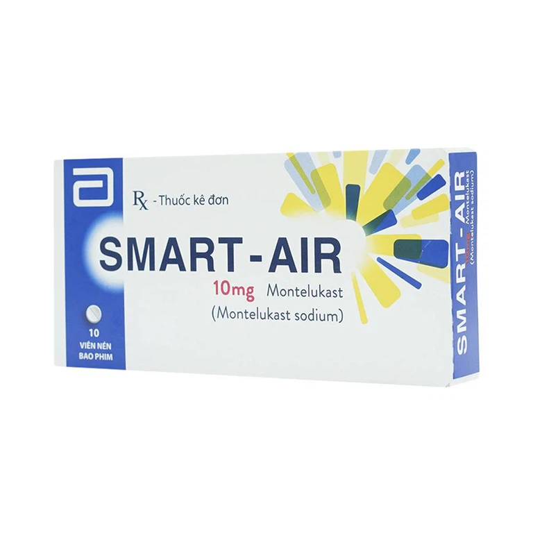 Thuốc Smart-Air 10mg Abbott điều trị hen phế quản mạn tính (1 vỉ x 10 viên)