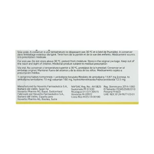 Thuốc Exforge HCT 10mg/160mg/12.5mg Novartis điều trị tăng huyết áp vô căn (4 vỉ x 7 viên)