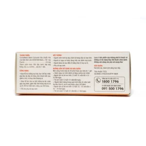 Viên uống CumarGold Nano Curcumin CVI Pharma giảm tác nhân gây ung bướu, viêm loét dạ dày (3 vỉ x 10 viên)