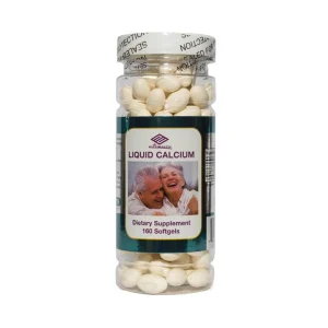 Viên uống Liquid Calcium Nu-Health bổ sung canxi, vitamin D cần thiết cho cơ thể (160 viên)