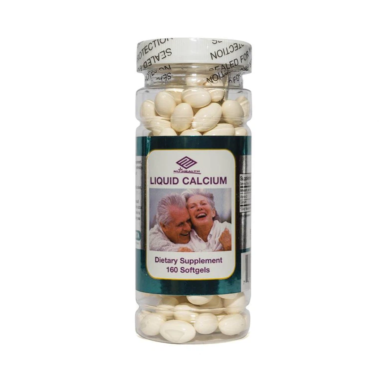 Viên uống Liquid Calcium Nu-Health bổ sung canxi, vitamin D cần thiết cho cơ thể (160 viên)