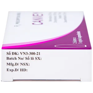 Viên đặt âm đạo Canvey Farmaprim điều trị nhiễm khuẩn âm đạo (2 vỉ x 5 viên)