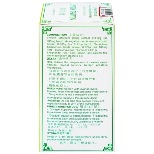 Viên uống Nga Phụ Khang Dược Quốc Tế hỗ trợ giảm sự tiến triển của u nang buồng trứng (60 viên)