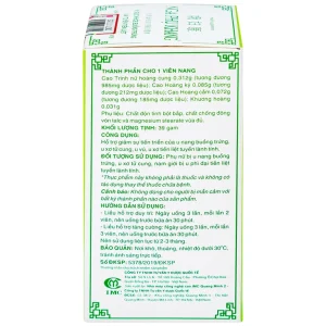 Viên uống Nga Phụ Khang Dược Quốc Tế hỗ trợ giảm sự tiến triển của u nang buồng trứng (60 viên)