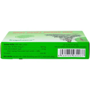 Thuốc Hoạt Huyết Dưỡng Não bao đường Traphaco điều trị suy giảm trí nhớ, căng thẳng thần kinh (1 vỉ x 20 viên)