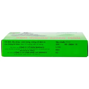 Thuốc Hoạt Huyết Dưỡng Não bao đường Traphaco điều trị suy giảm trí nhớ, căng thẳng thần kinh (1 vỉ x 20 viên)