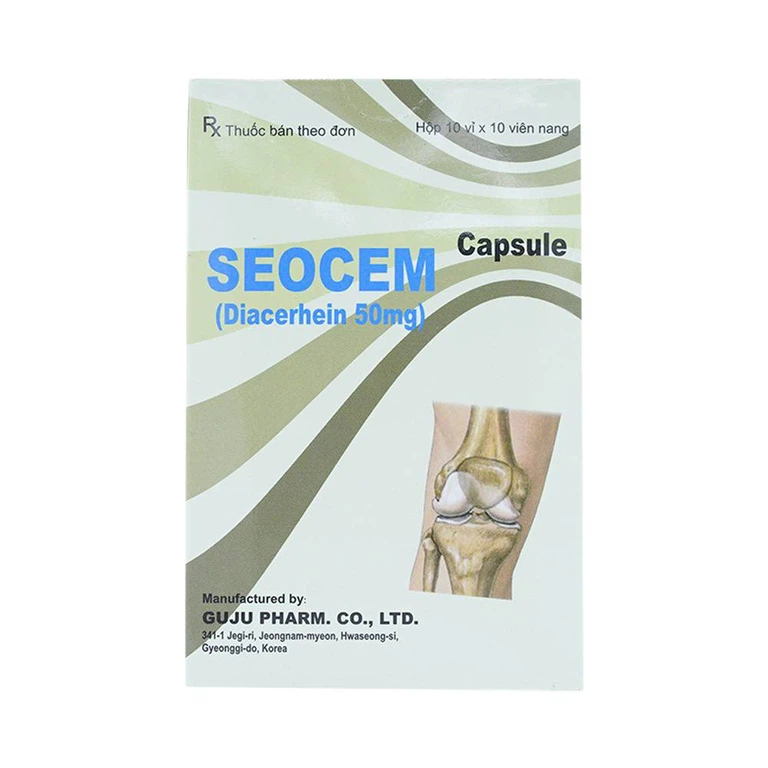 Thuốc Seocem Capsule Guju Pharma điều trị triệu chứng viêm xương khớp (10 vỉ x 10 viên)