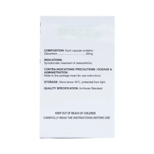 Thuốc Seocem Capsule Guju Pharma điều trị triệu chứng viêm xương khớp (10 vỉ x 10 viên)