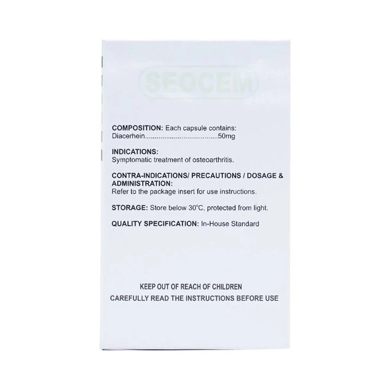 Thuốc Seocem Capsule Guju Pharma điều trị triệu chứng viêm xương khớp (10 vỉ x 10 viên)