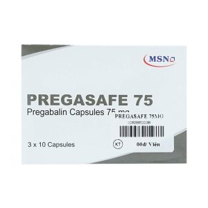 Thuốc Pregasafe 75 MSN điều trị đau thần kinh, động kinh (3 vỉ x 10 viên)
