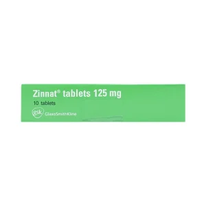 Thuốc Zinnat tablets 125mg GSK điều trị các chứng nhiễm khuẩn (1 vỉ x 10 viên)