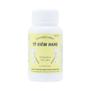 Thuốc Tỷ Viêm Nang Khang Minh điều trị viêm xoang, viêm mũi dị ứng (60 viên)