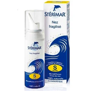 Dung dịch xịt mũi Stérimar Nez Fragilisé 50ml Steriplant vệ sinh mũi và giúp phục hồi niêm mạc mũi