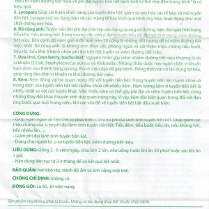 Viên uống BoniMen Botania điều trị bệnh phì đại tuyến tiền liệt (30 viên)