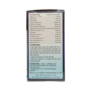 Viên uống BoniMen Botania điều trị bệnh phì đại tuyến tiền liệt (30 viên)