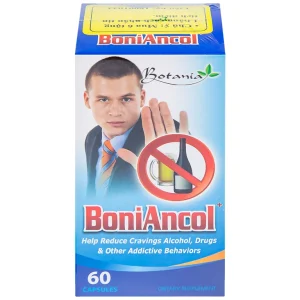 Viên uống BoniAncol Botania giảm cảm giác thèm rượu và thói quen gây nghiện khác (60 viên)
