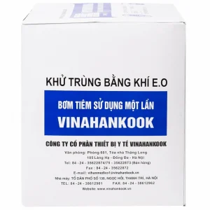 Bơm tiêm sử dụng một lần Vinahankook 10ml/cc được khử trùng bằng khí E.O (100 cái)