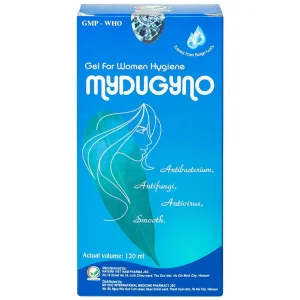 Gel vệ sinh phụ nữ Mydugyno Nature kháng khuẩn, kháng nấm, kháng virus (120ml)